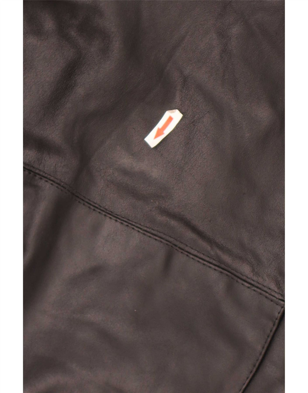 Jaqueta de couro masculina vintage IT 54 2XL couro preto