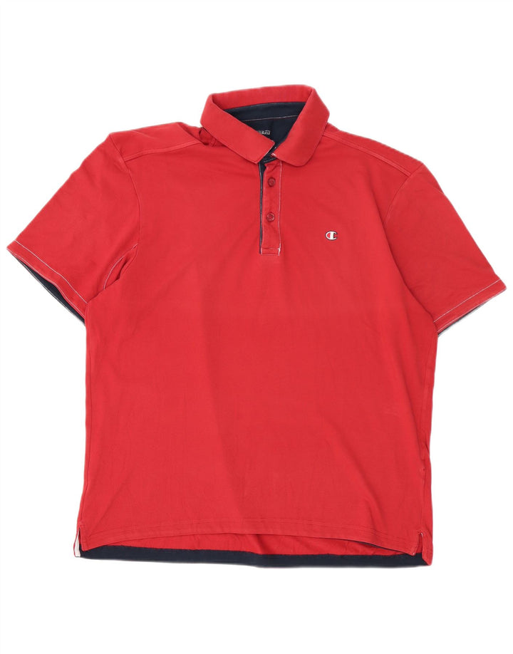 Camisa polo masculina CHAMPION 2XL vermelha