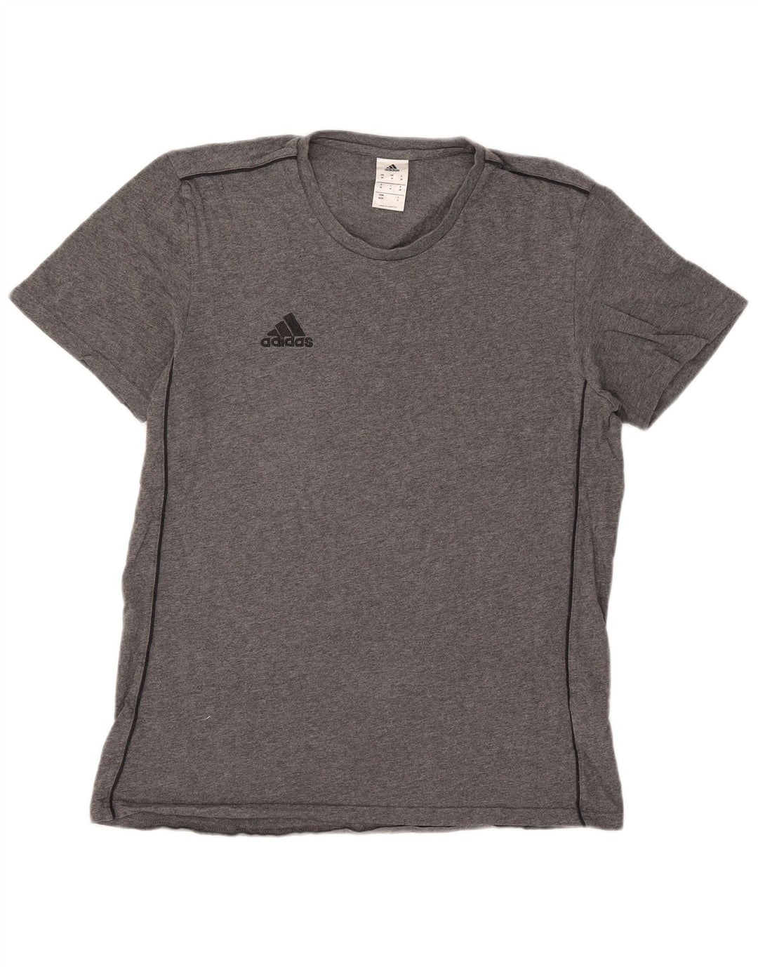 Camiseta masculina Adidas Top cinza médio algodão