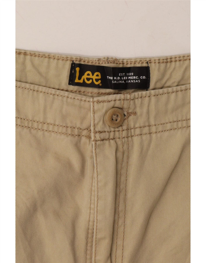 LEE Mens Cargo Shorts W43 2XL Beige Cotton Vintage Lee and Second-Hand Lee from Messina Hembry 