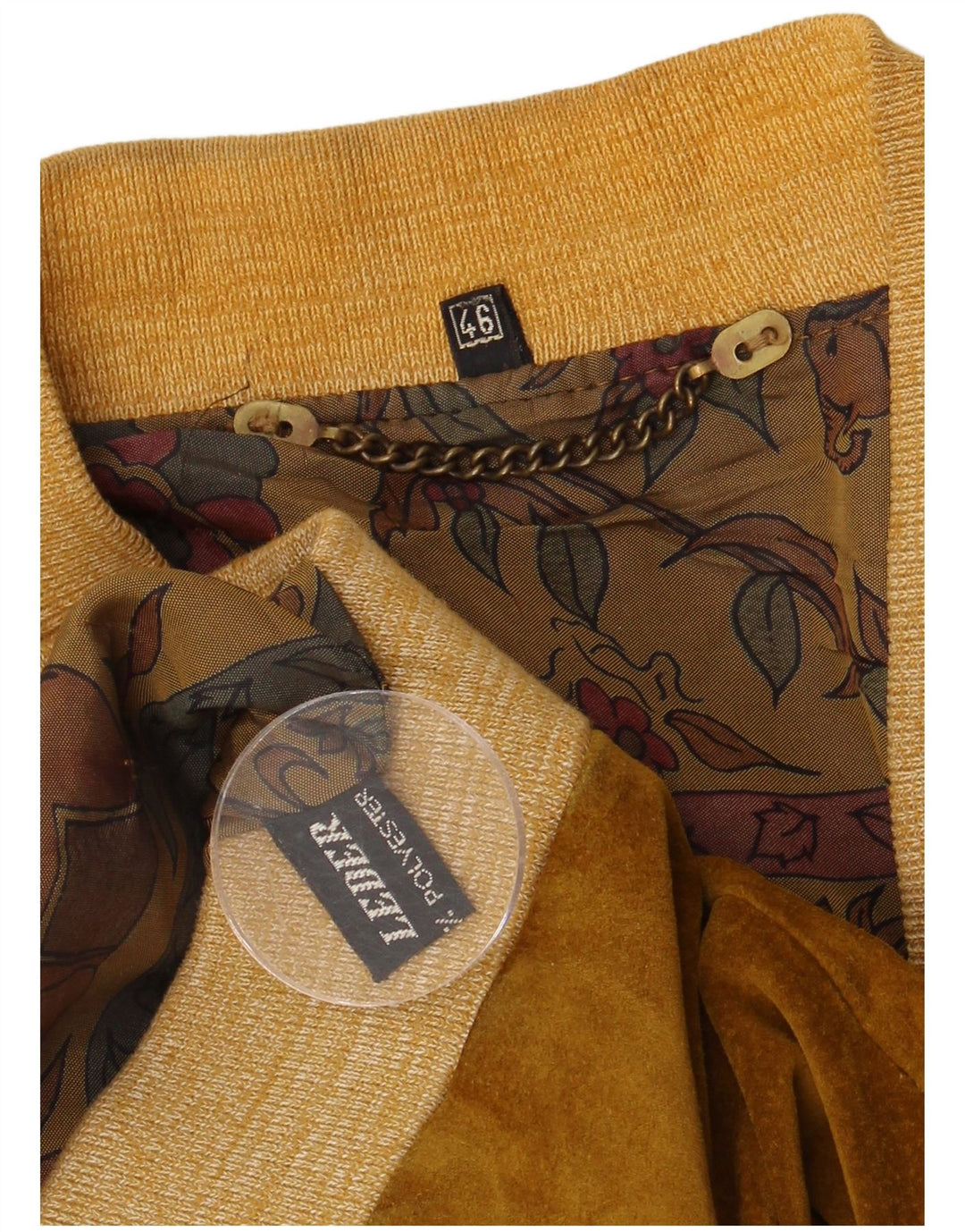 Jaqueta bomber de camurça superdimensionada feminina vintage IT 46 couro marrom grande