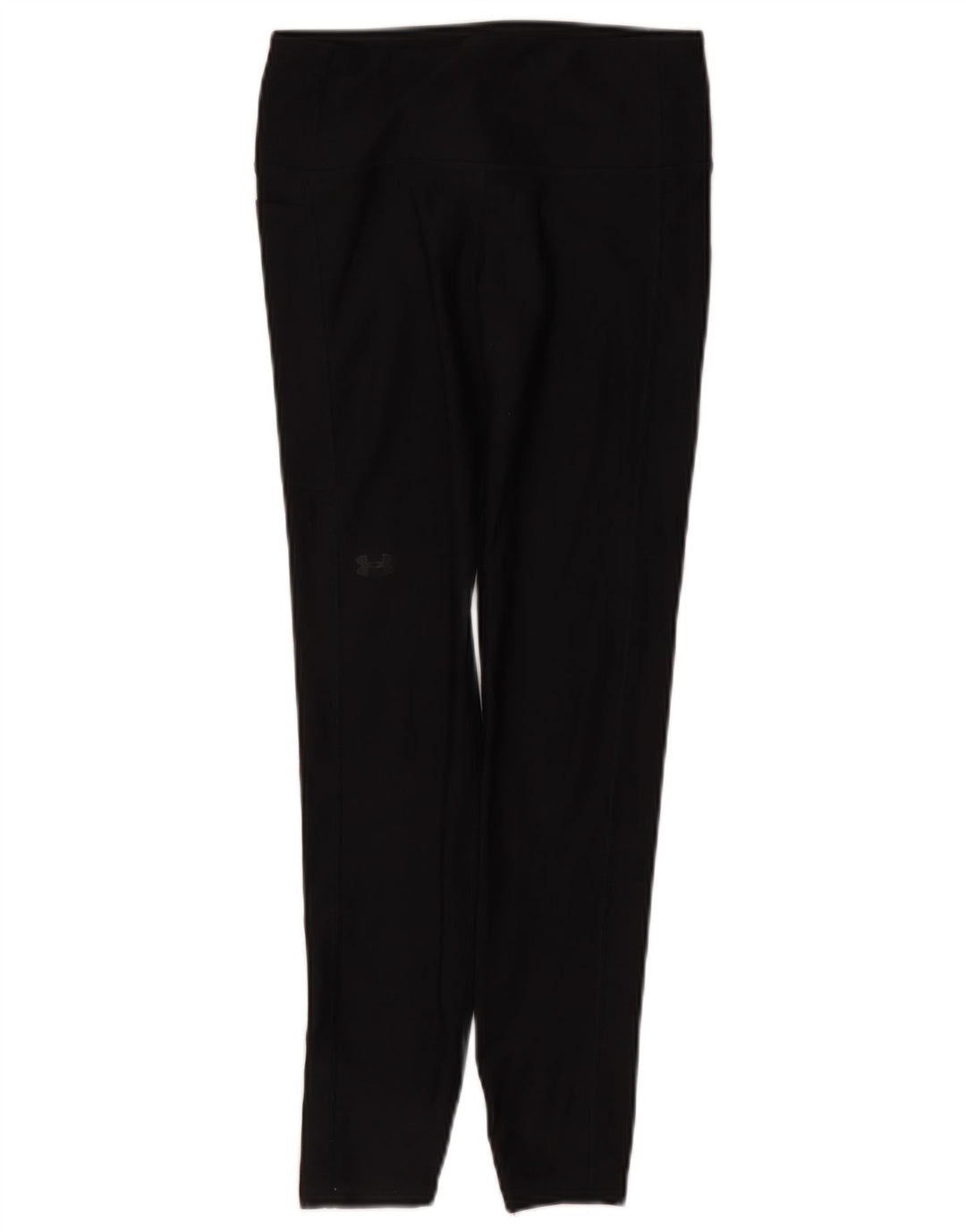 Under Armour Womens Heat Gear Leggings UK 10 Pequeno Poliéster Preto