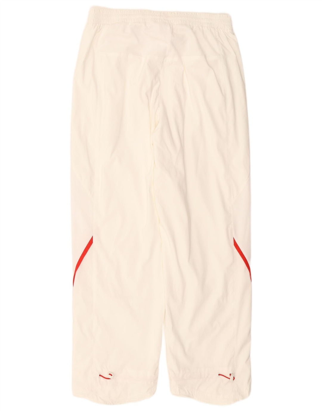 VINTAGE Mens Tracksuit Trousers XL  White Polyester