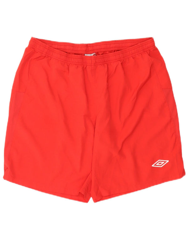 Shorts esportivos masculinos Under Armour 2XL poliéster vermelho