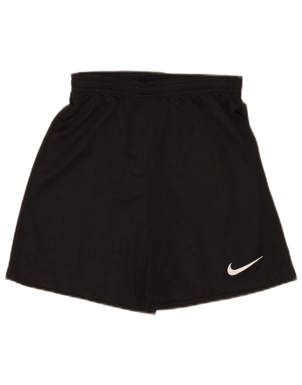 Shorts esportivos Nike Boys Dri Fit 10-11 anos médio preto poliéster