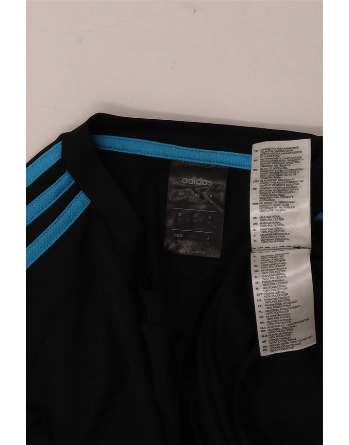 Adidas Mens Climalite Camiseta Top Médio Poliéster Preto