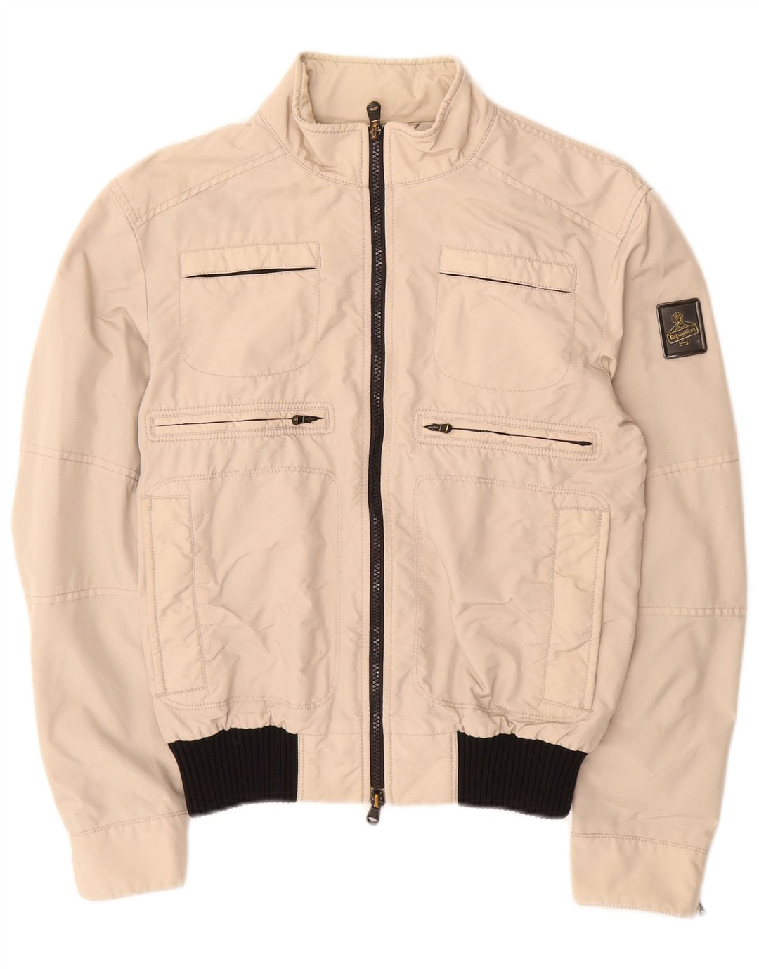 Jaqueta Refrigiwear Feminina Cruz Bomber UK 14 Médio Bege Poliamida