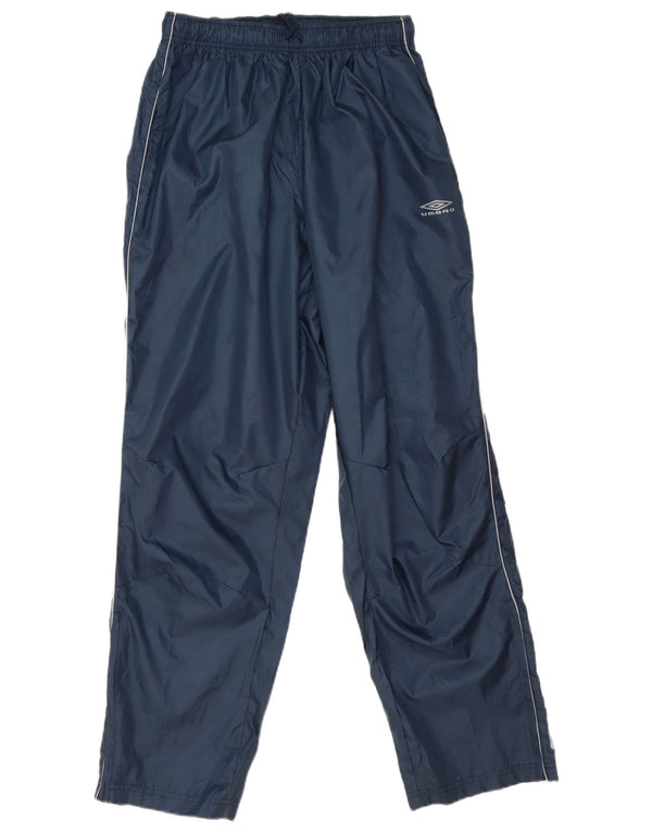 Calça de treino masculina Umbro Graphic grande poliéster azul marinho
