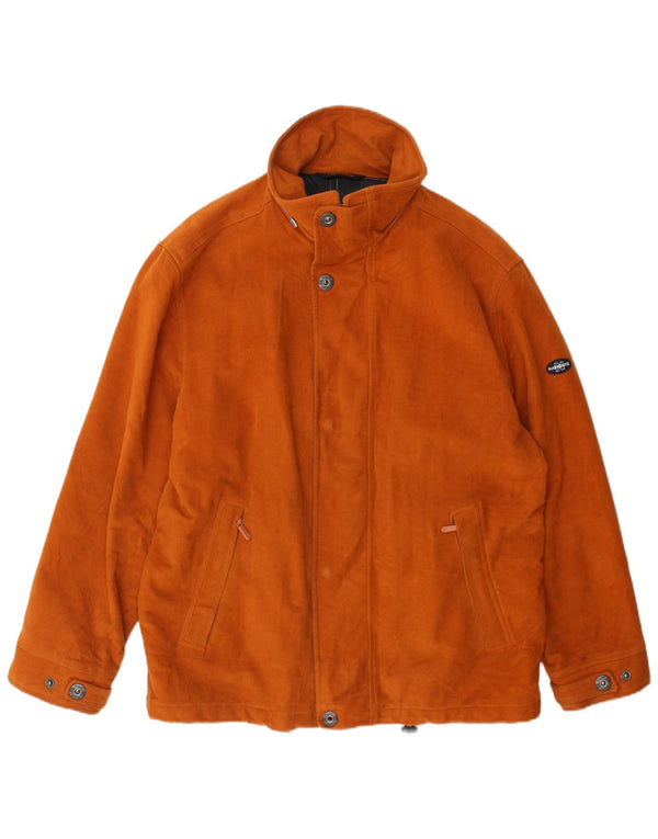 Jaqueta corta-vento masculina Navigare UK 40 grande marrom
