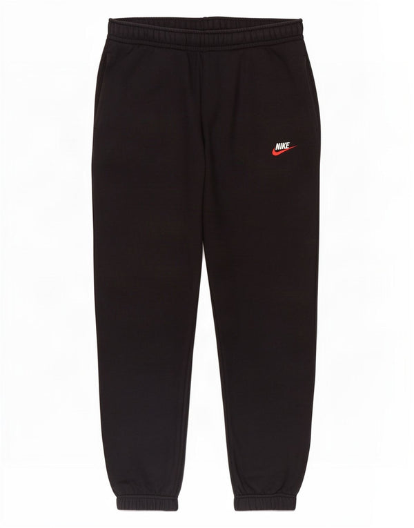 Nike Mens Treino Calças Joggers Pequeno Algodão Preto