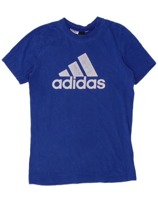 Camiseta Adidas Meninos Graphic Top 10-11 Anos Azul
