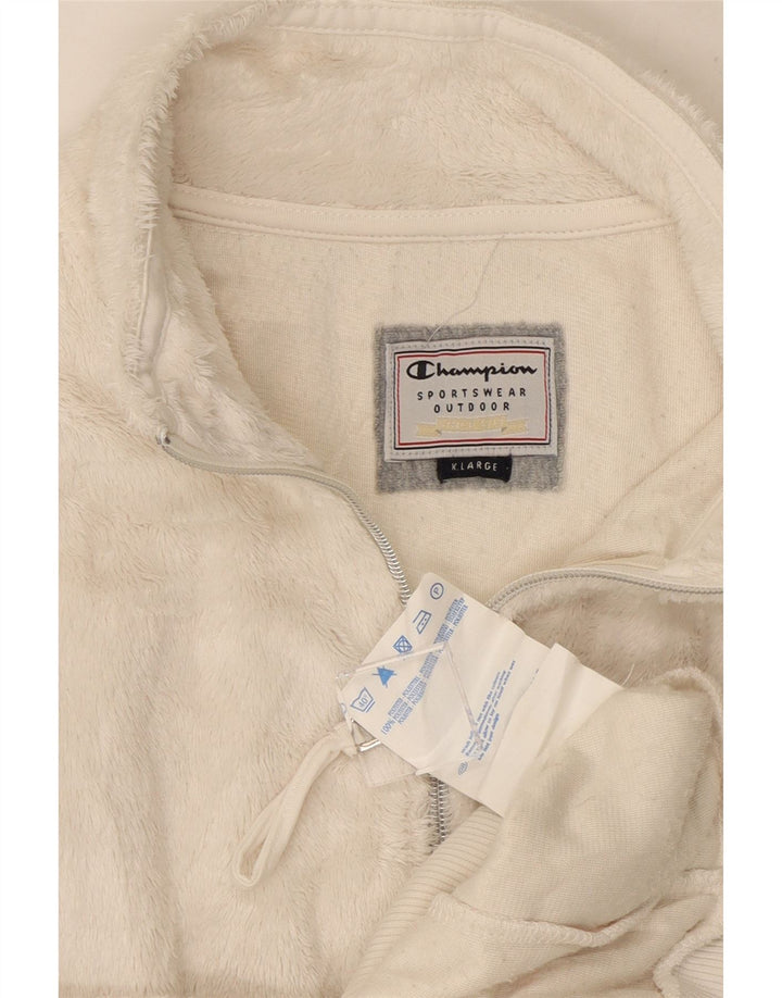 Jaqueta de lã feminina Champion UK 18 XL poliéster branco