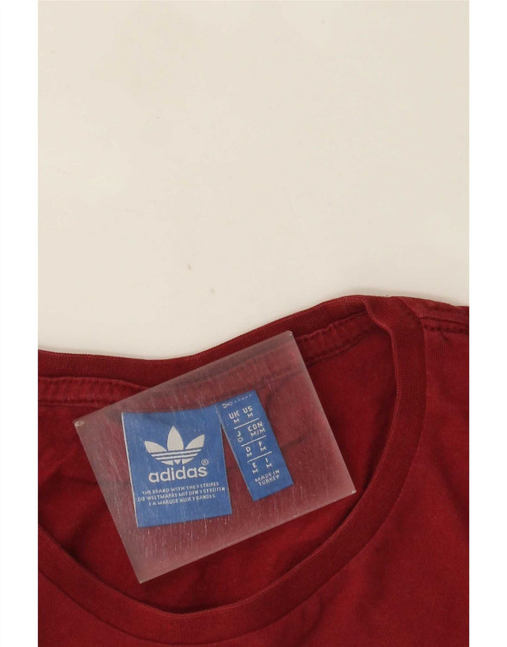 Camiseta Adidas Masculina Graphic Top Médio Borgonha