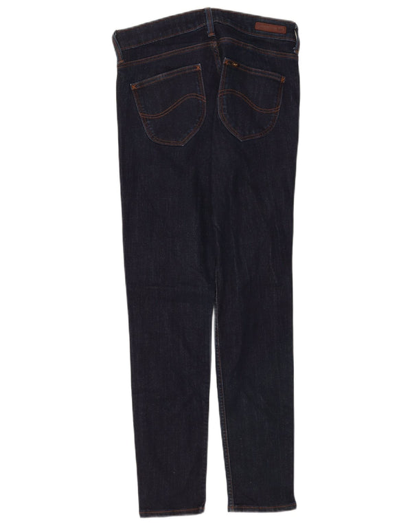 Lee Womens Scarlett Skinny Jeans W28 L28 Azul Marinho Algodão