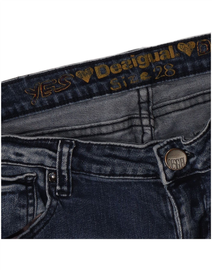 Desigual Jeans Skinny Feminino W28 L28 Azul