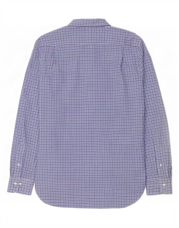 Polo Ralph Lauren Camisa Stretch Masculina Tamanho 40/41 16 Grande Azul Gingham