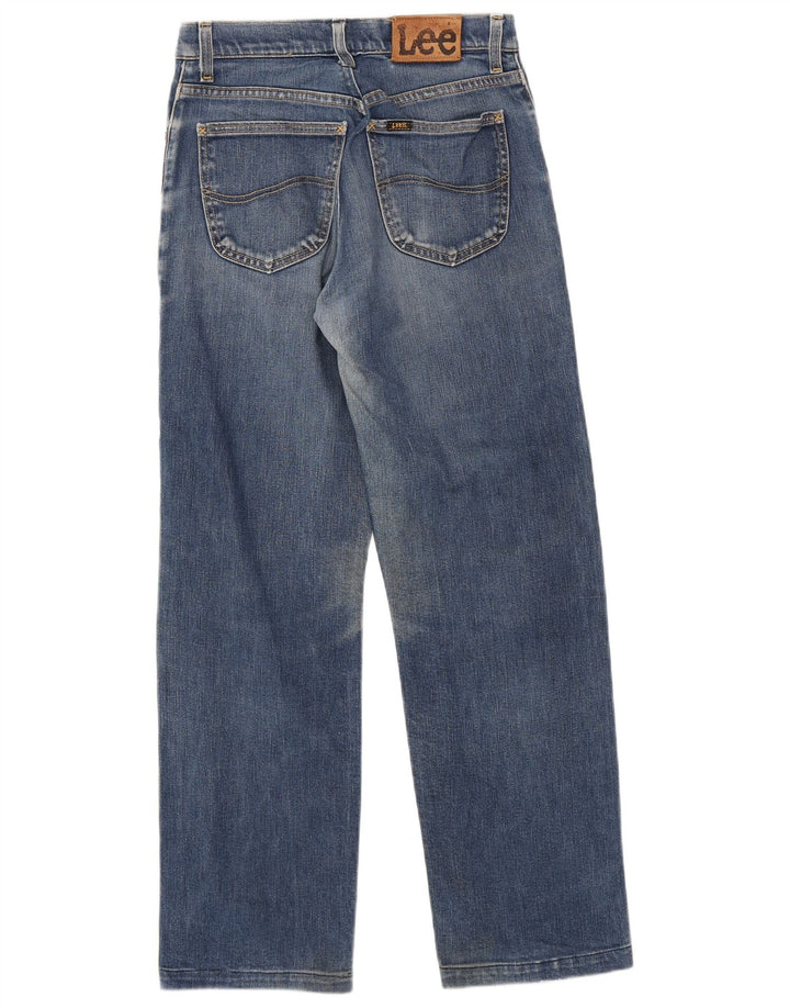 Jeans retos femininos LEE W28 L30 algodão azul