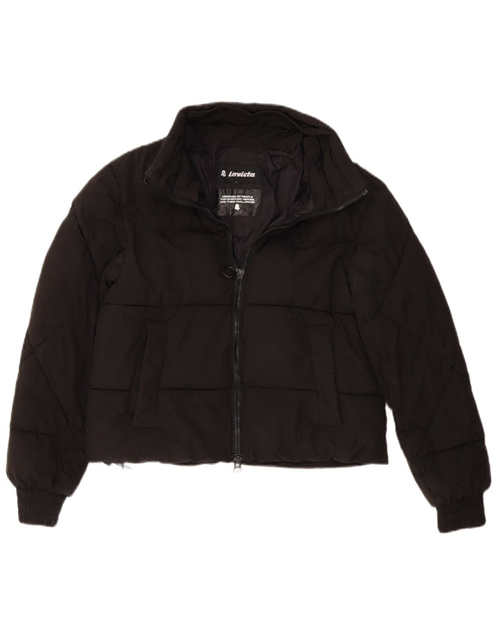 Jaqueta feminina acolchoada superdimensionada Invicta UK 6 XS preta poliamida