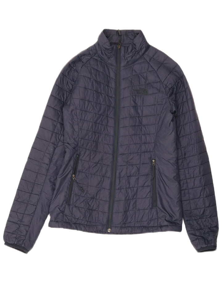 Jaqueta acolchoada feminina The North Face UK 10 pequena nylon azul marinho