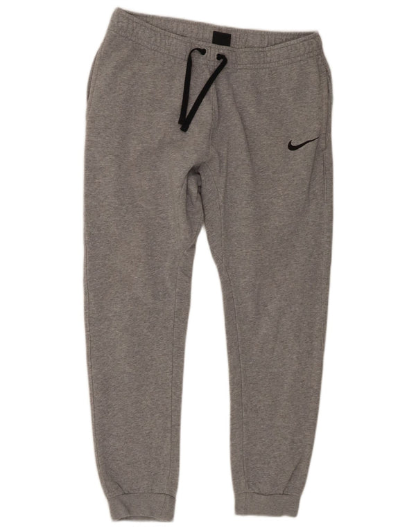 Nike Mens Tracksuit Trousers Joggers Medium  Grey Cotton