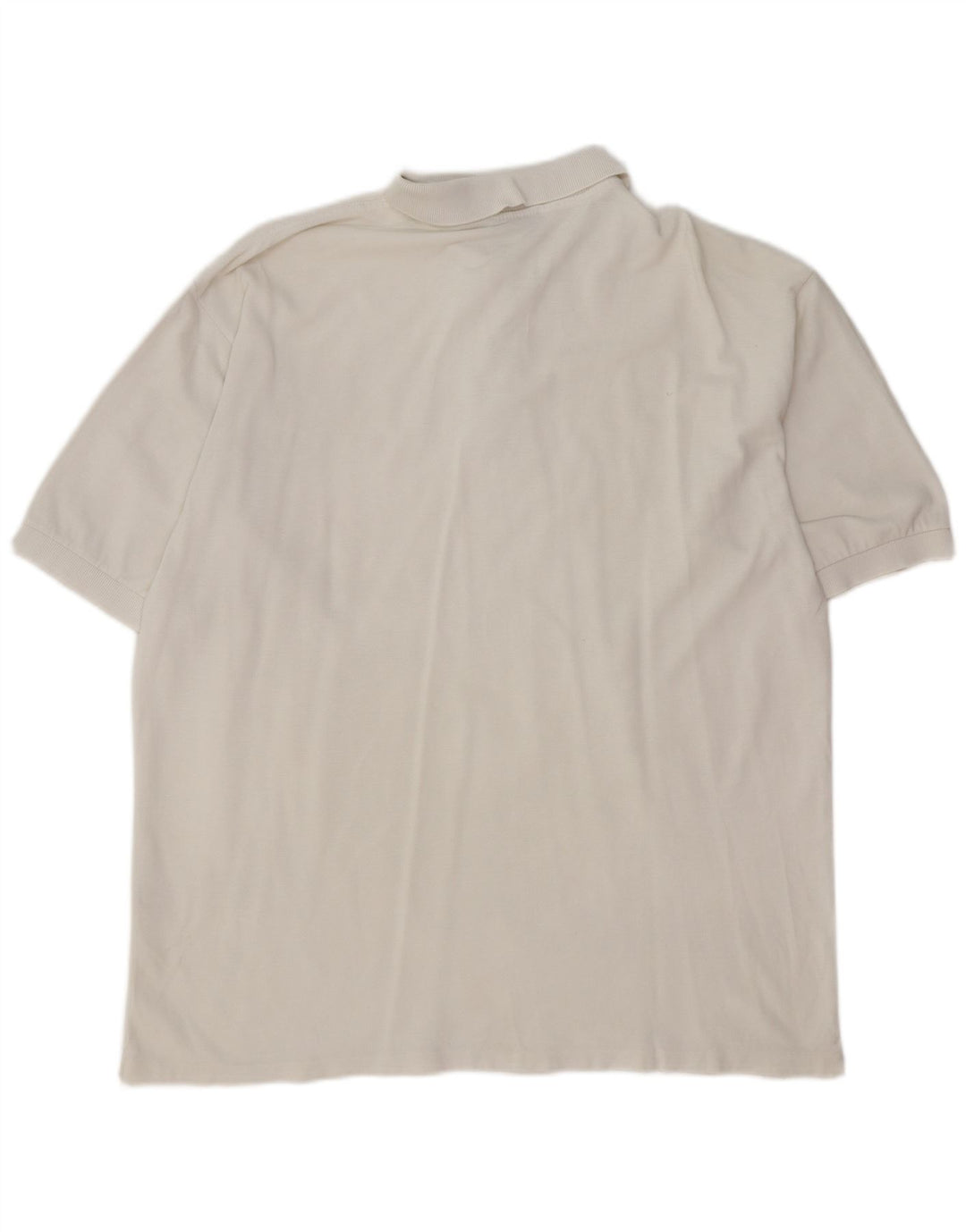 Camisa polo masculina TRUSSARDI XL algodão branco