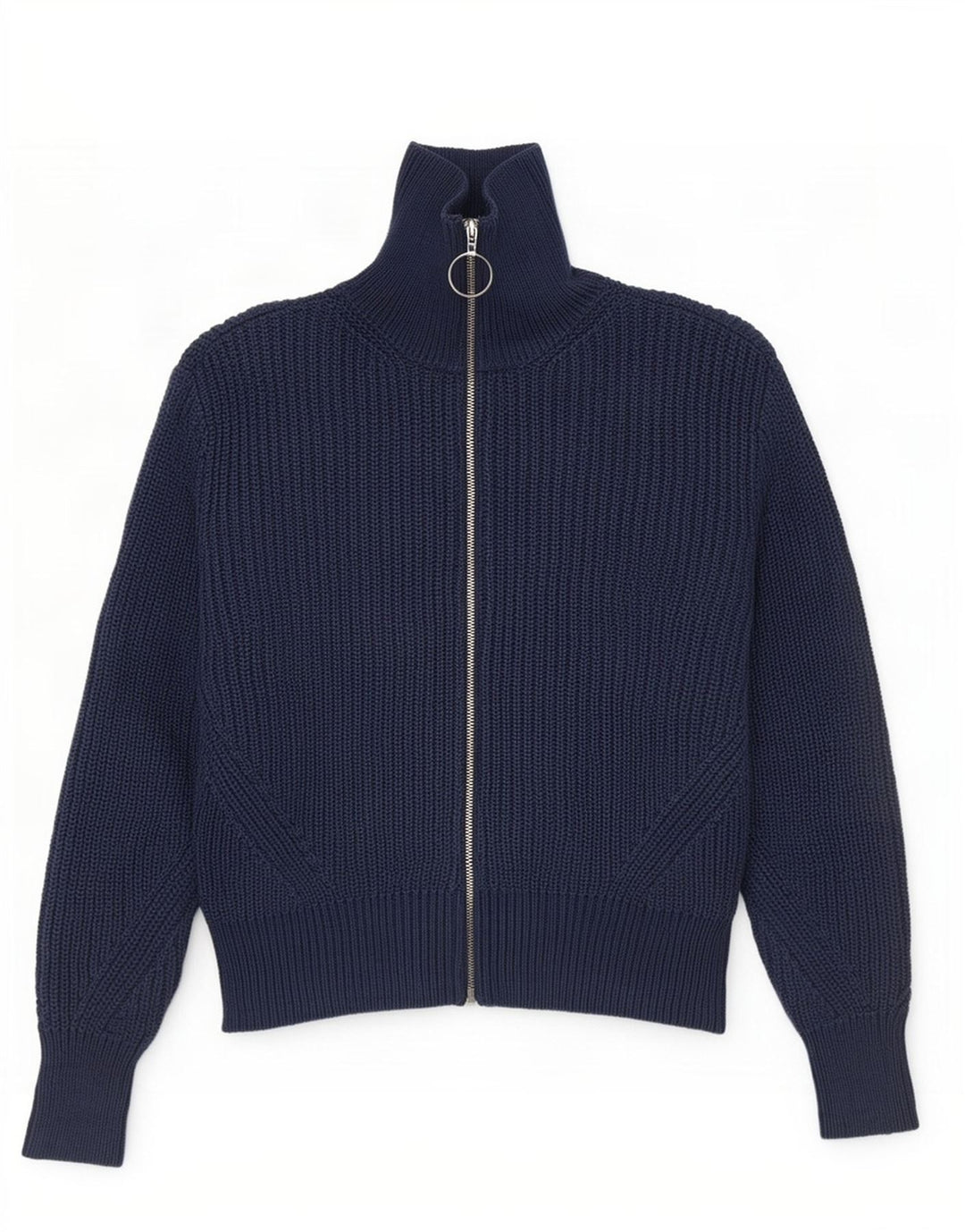Suéter cardigã feminino Marks & Spencer Reino Unido 12 médio azul marinho