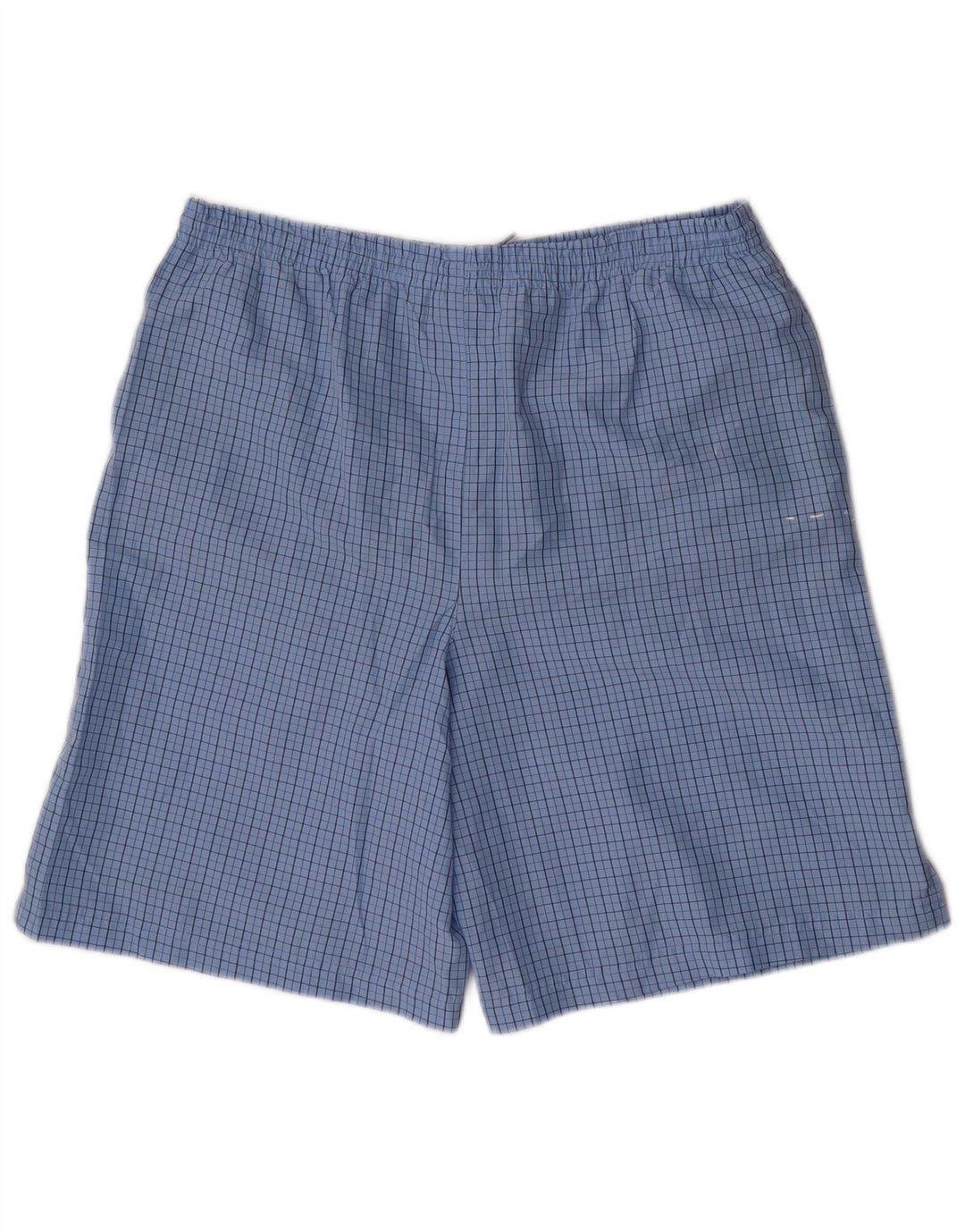 Traje de banho masculino Umbro médio azul xadrez poliéster
