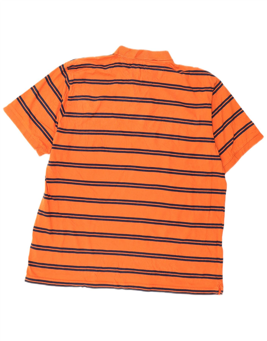 Camisa polo masculina CHAPS 2XL algodão listrado laranja