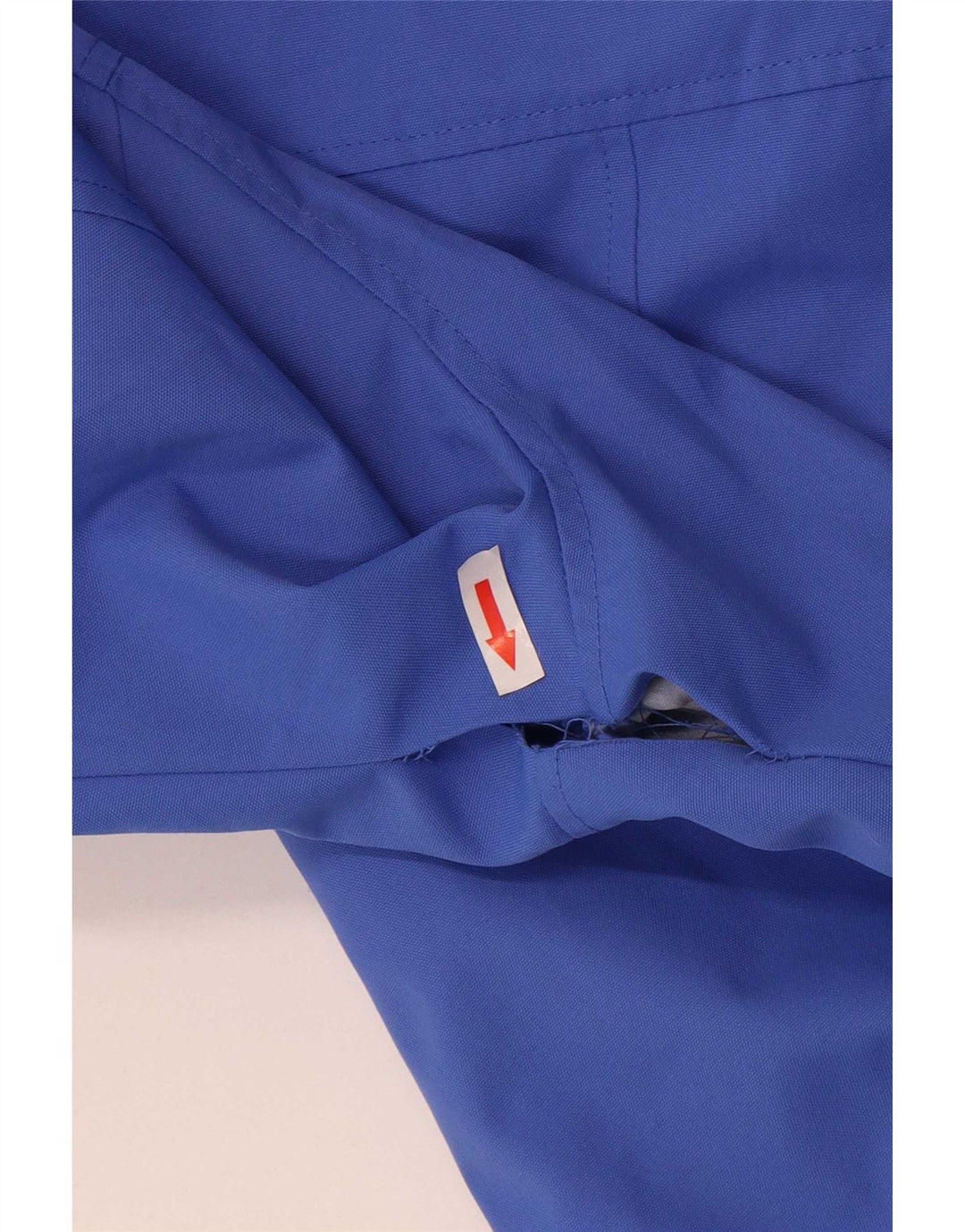 Jaqueta de chuva com capuz para mulheres da roupa da tripulação Poliéster azul grande Reino Unido 16