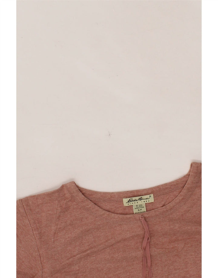 EDDIE BAUER Womens Sweatshirt Jumper UK 10 Small Pink Cotton Vintage Eddie Bauer and Second-Hand Eddie Bauer from Messina Hembry 