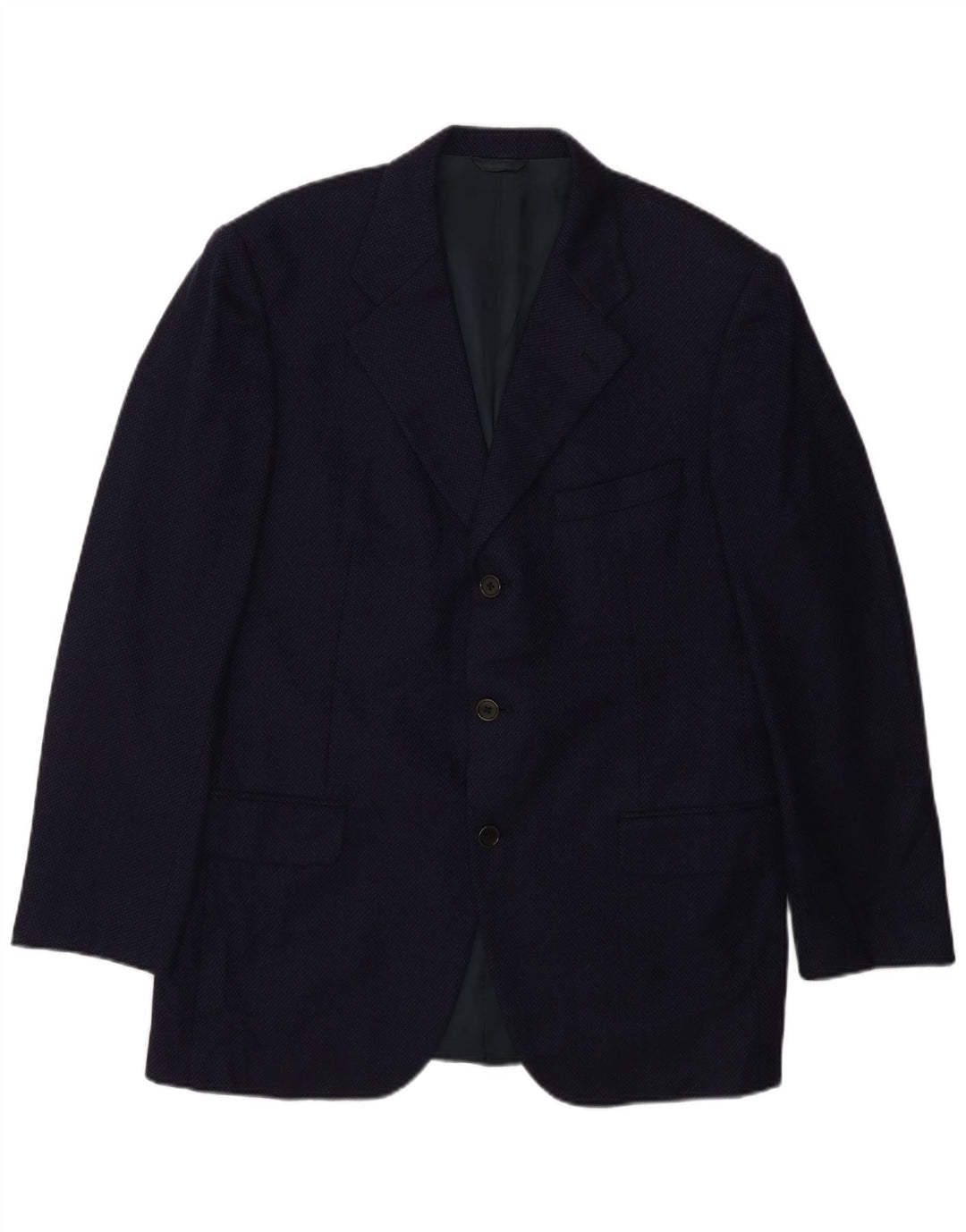 Jaqueta blazer masculina Burberry com 3 botões IT 50 médio azul marinho clássico