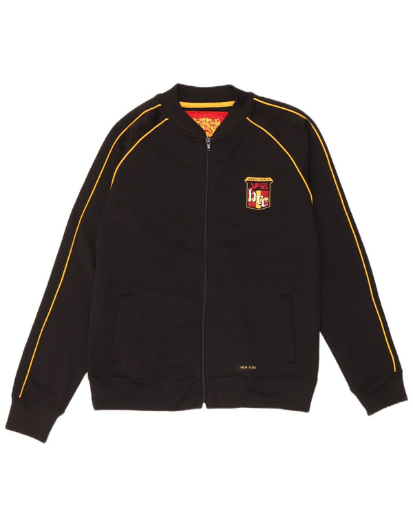 Hard Rock Cafe Womens New York Treino Top Jacket Reino Unido 18 XL Preto
