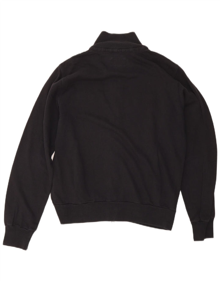 Woolrich masculino gráfico agasalho jaqueta superior algodão preto médio