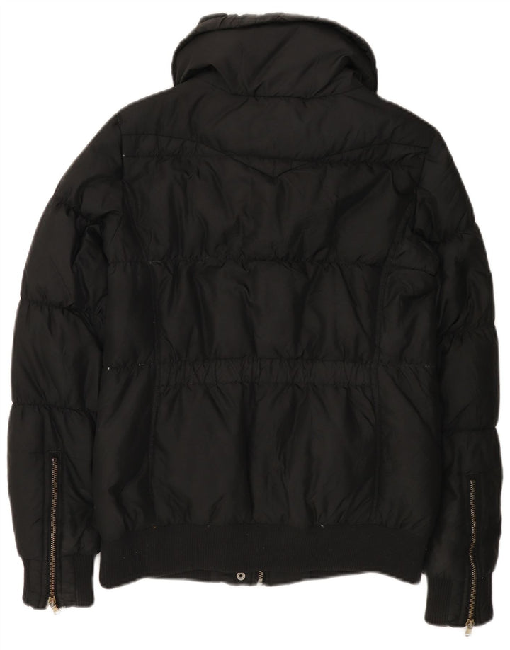 Jaqueta acolchoada feminina LEVI'S UK 10 poliéster preto pequeno