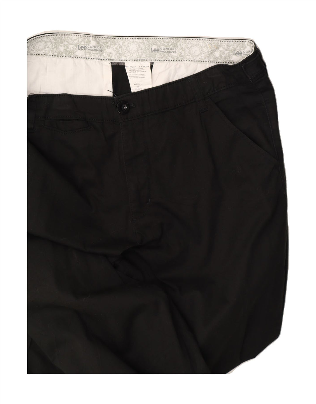 LEE Womens Capri Trousers US 14 XL W32 L21 Black Cotton Vintage Lee and Second-Hand Lee from Messina Hembry 