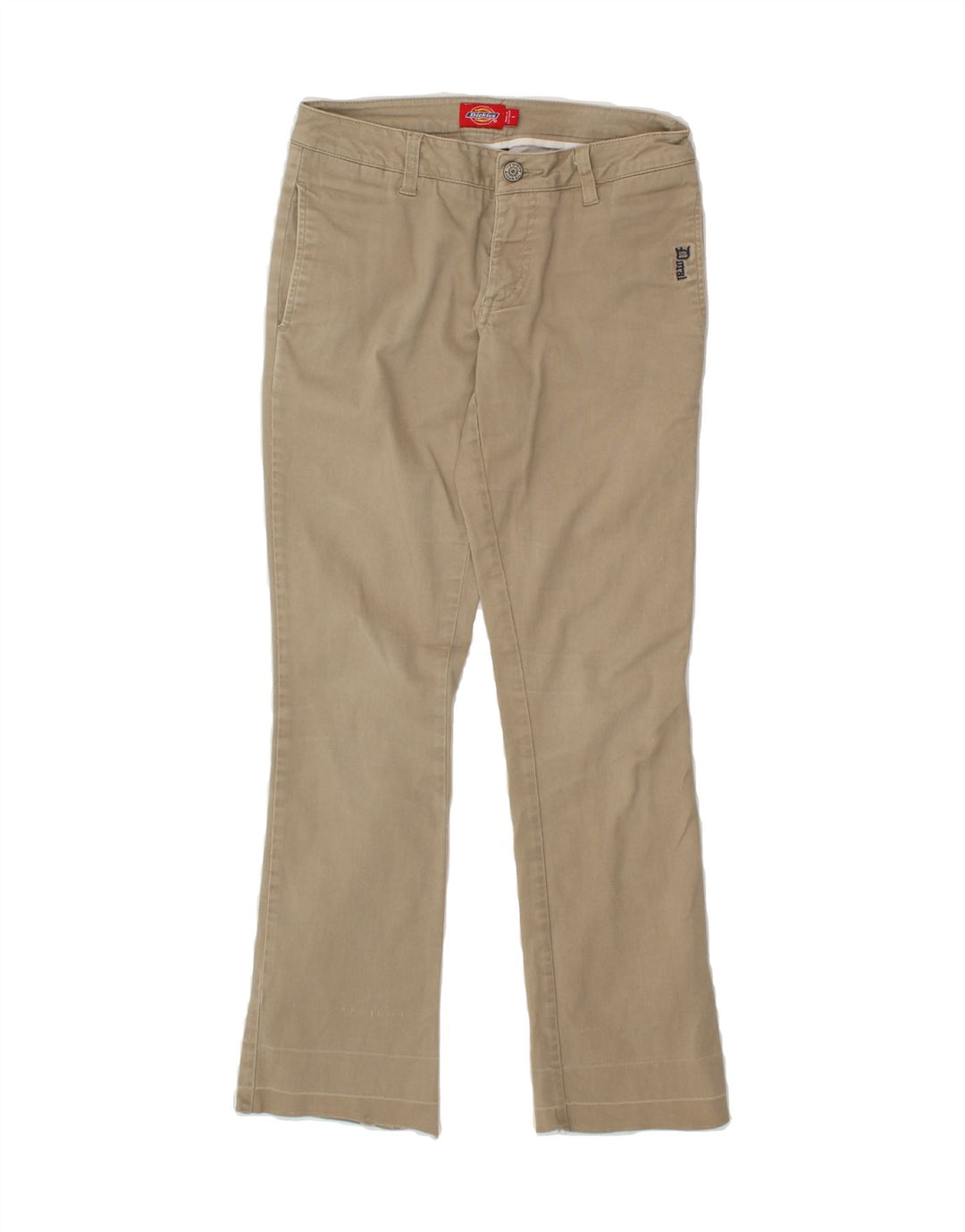 DICKIES Womens Bootcut Chino Trousers US 1 XS W28 L26  Beige Cotton Vintage Dickies and Second-Hand Dickies from Messina Hembry 