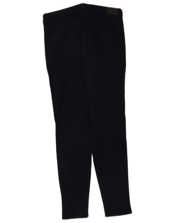 Zara Jeans Slim Feminino EU 40 Médio W30 L28 Azul Marinho