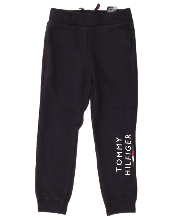 Tommy Hilfiger Meninos Calças de treino gráfico Joggers 5-6 anos Azul marinho