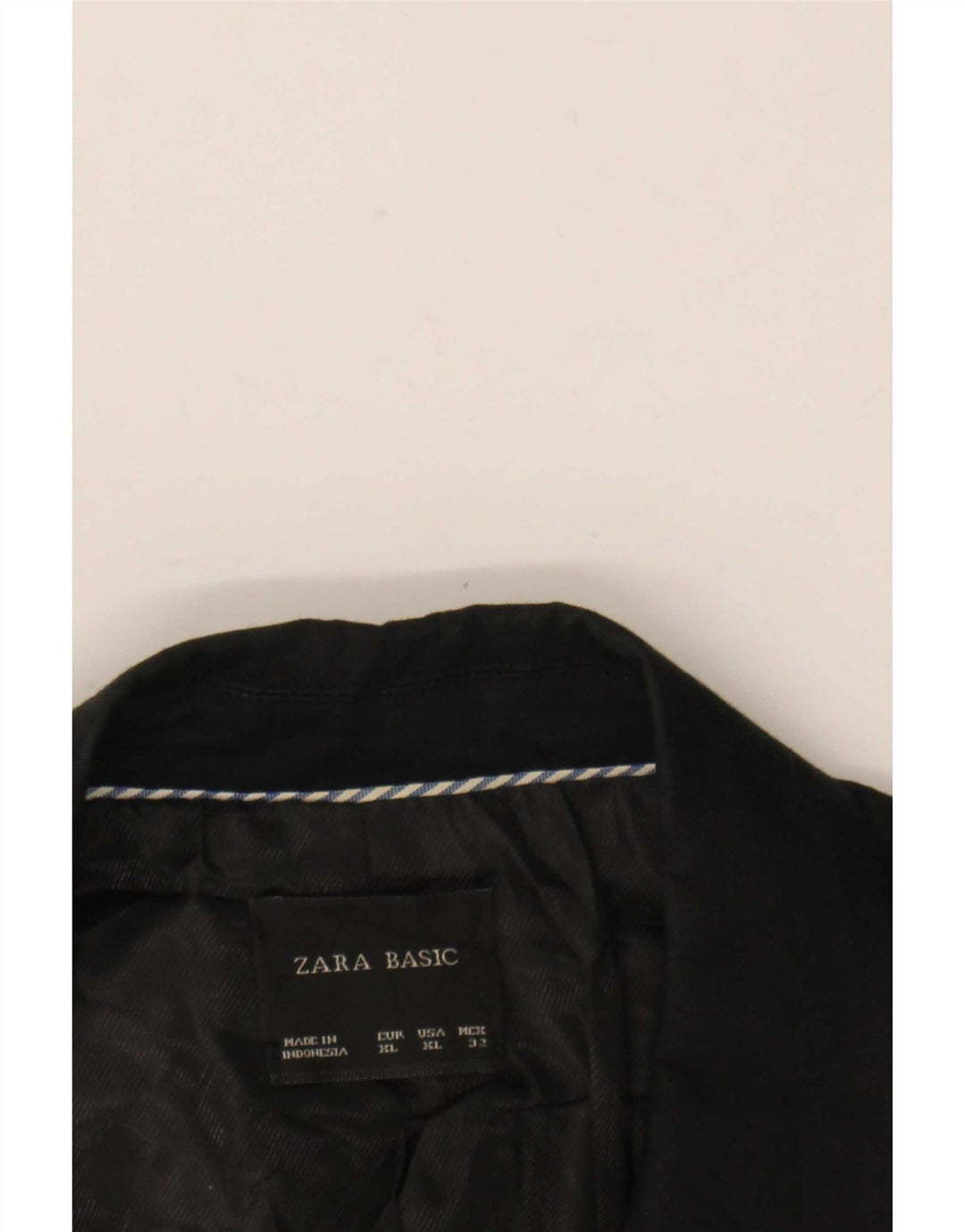 Jaqueta blazer feminina Zara com 1 botão UK 18 XL preta