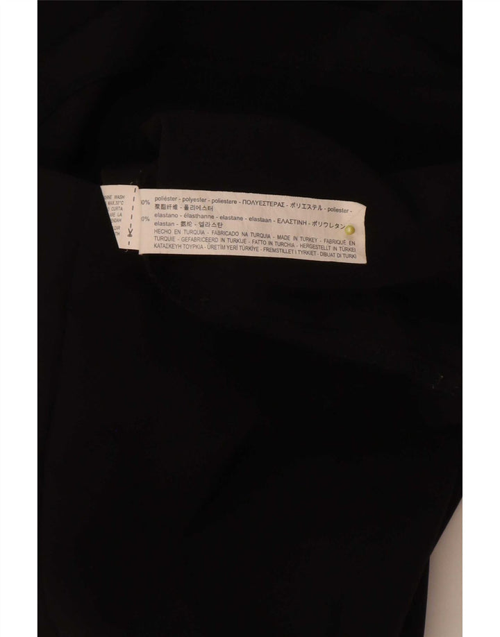 Zara Womens Shift Dress UK 10 Pequeno Poliéster Preto