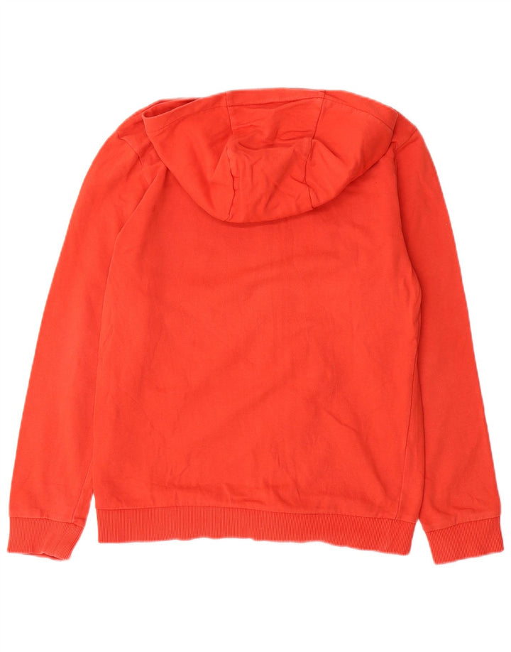 Suéter masculino com capuz e zíper NAPAPIJRI 13-14 anos algodão vermelho