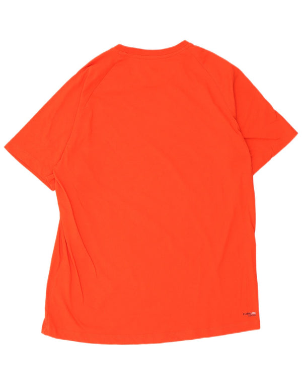 Camiseta Adidas Masculina Climalite Top XL Algodão Vermelho