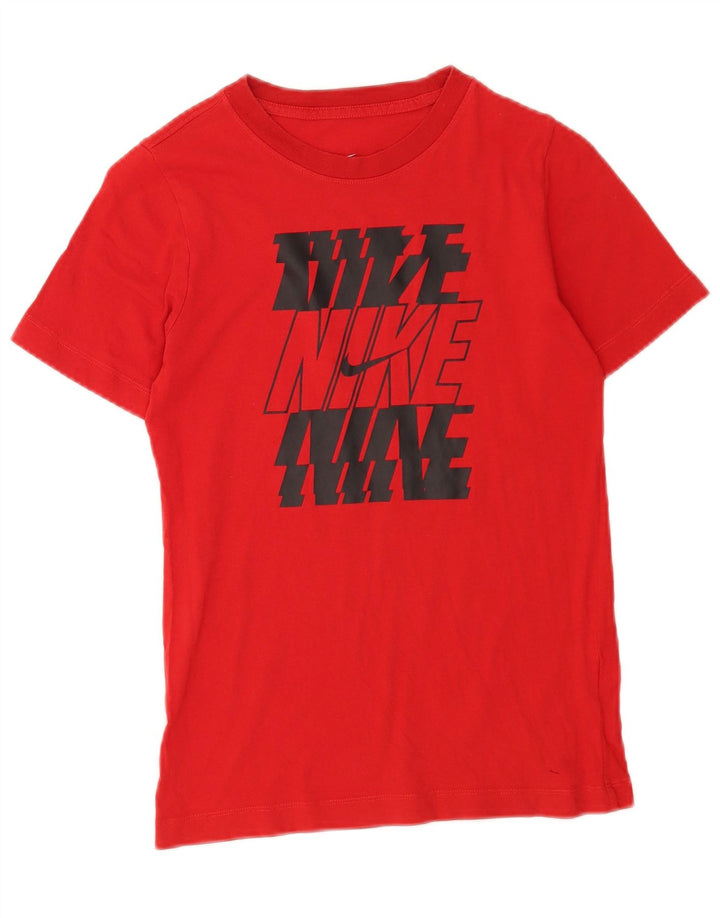 Camiseta Nike Boys Standard Fit Graphic Top 10-11 Anos Médio Vermelho
