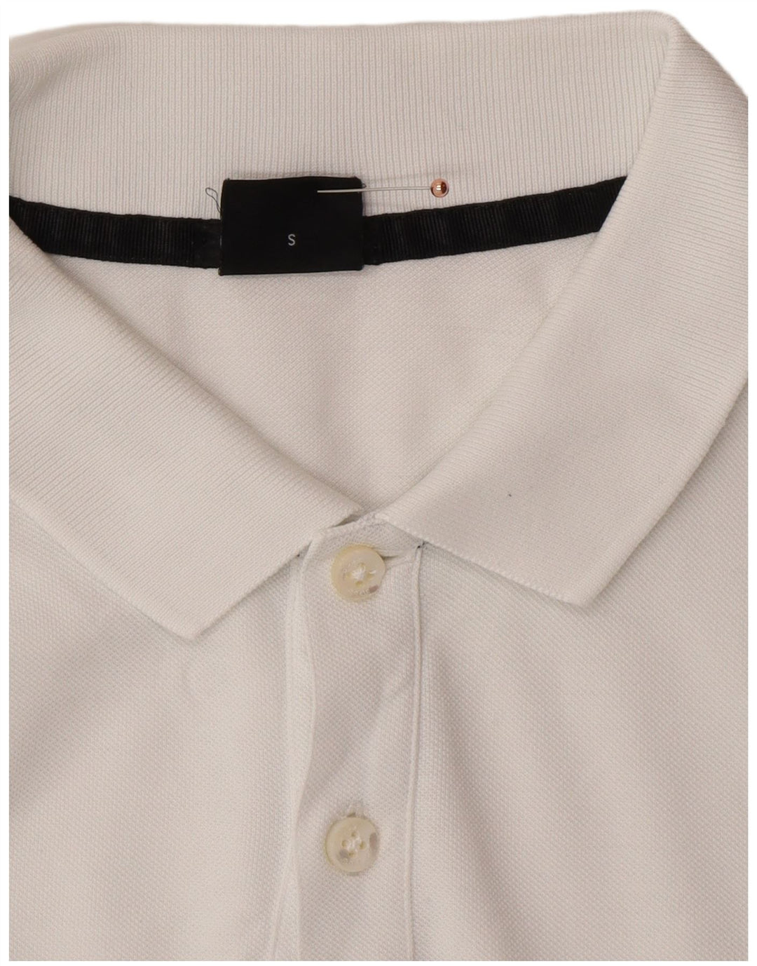 Camisa polo masculina de ajuste regular HUGO BOSS pequena branca