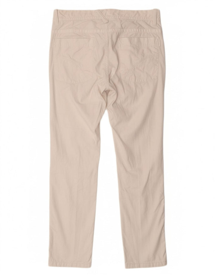 Calça casual slim masculina GAS W31 L28 algodão branco
