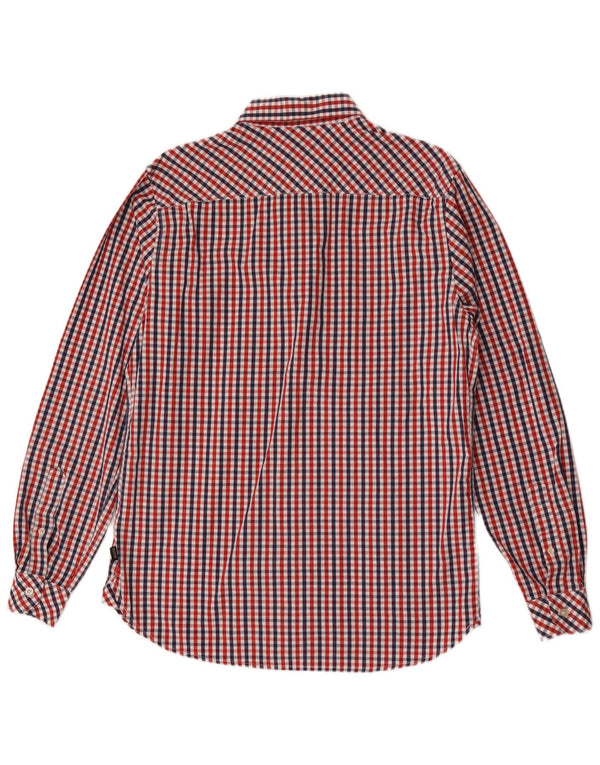 Camisa masculina Musto média multicolorida guingão