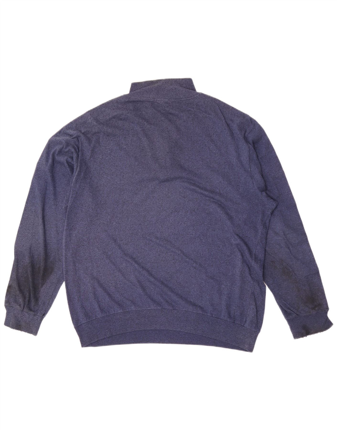 Moletom masculino Asics Graphic Zip Neck Jumper grande bloco colorido azul