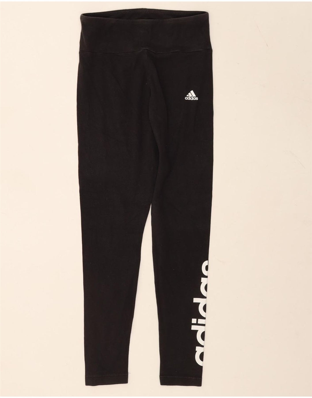 Leggings Adidas Femininas UK 8/10 Pequenas Pretas