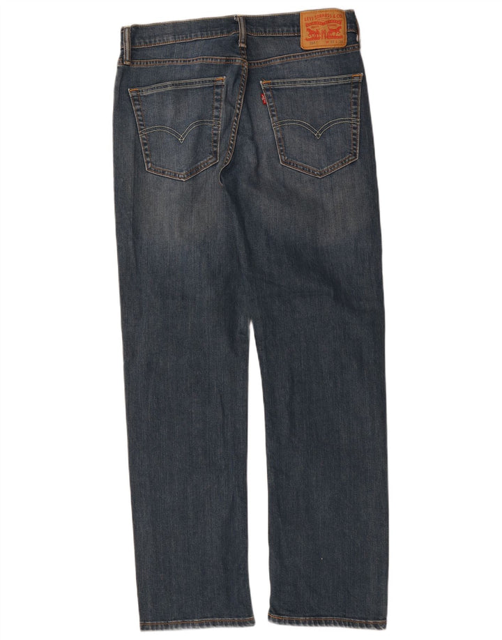 LEVI'S Masculino 514 Straight Jeans W32 L30 Azul Algodão