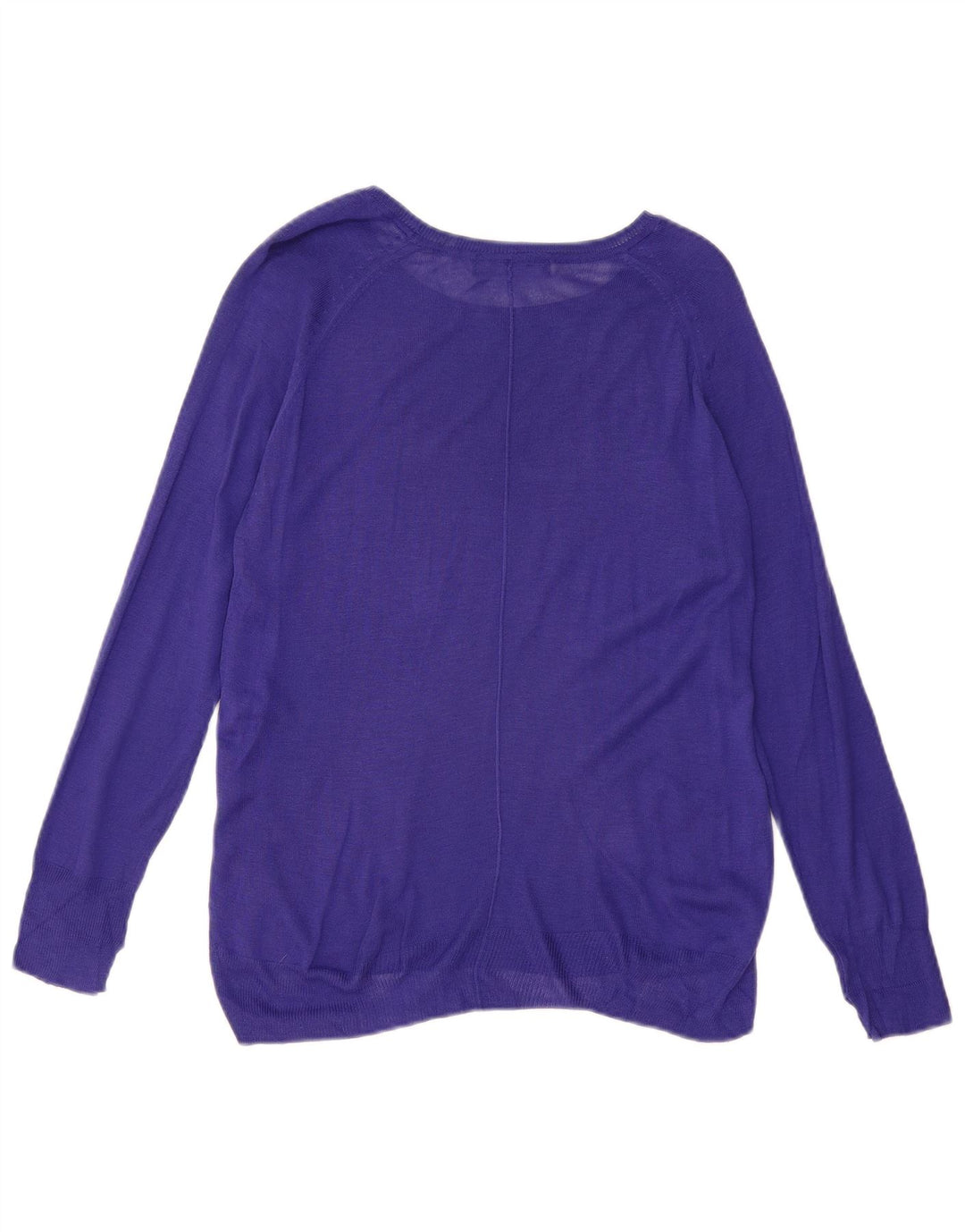 Suéter feminino ZARA com gola canoa Reino Unido 14 médio roxo
